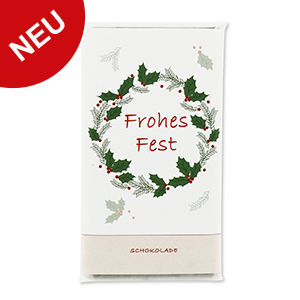 Frohes Fest - Zartbitterschokolade